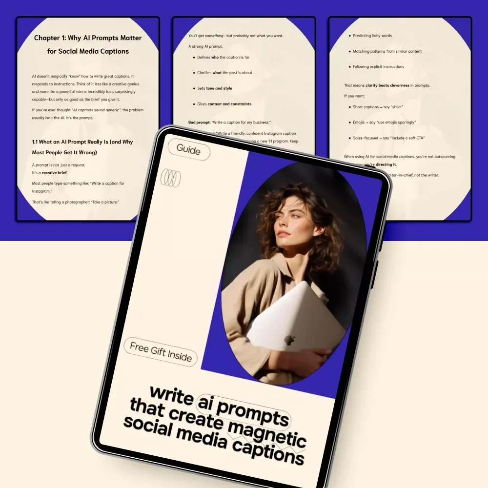 Write AI Prompts That Create Magnetic Social Media Captions | Practical Guide to Master ai prompt for social media captions for Creators & Brands