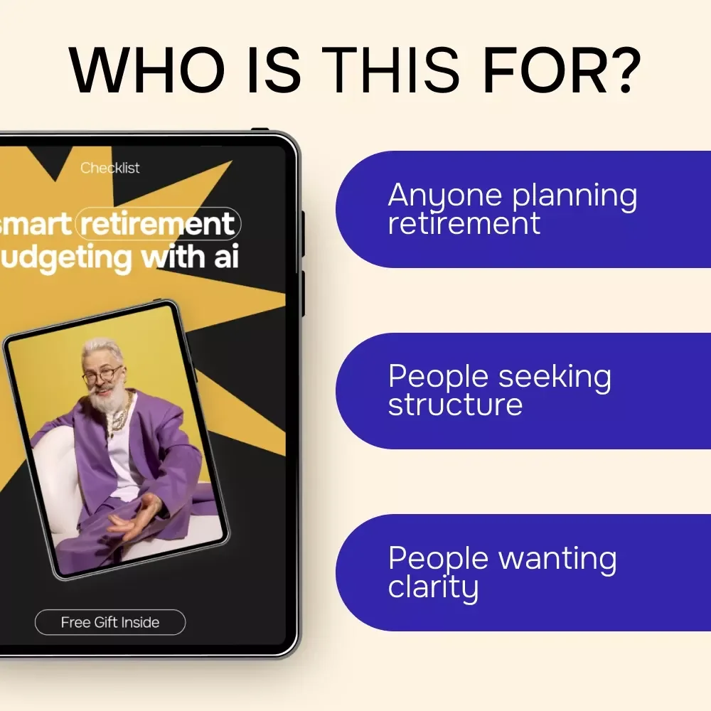 Smart Retirement Budgeting with AI – Printable Checklist for ai for budgeting for retirement, Future Planning, Financial Clarity & Stress-Free Retirement