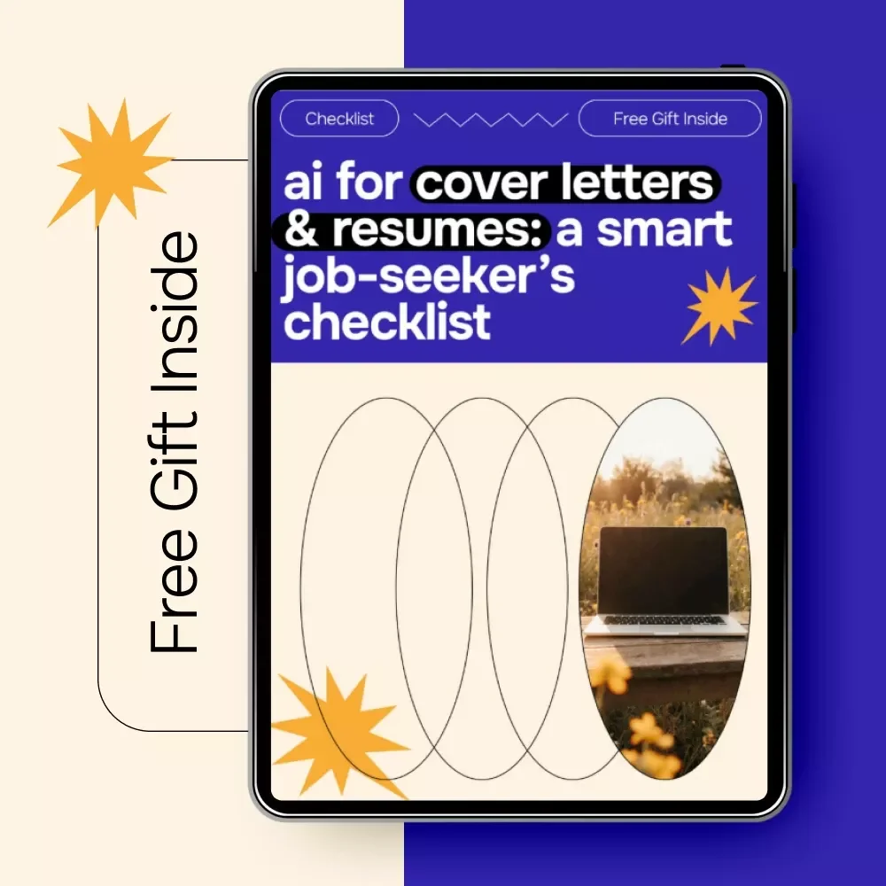 AI for Cover Letters & Resumes – Step-by-Step Checklist for Using AI for Cover Letter and Resume Writing, Job Applications, ATS Optimization, Career Tools Digital Download