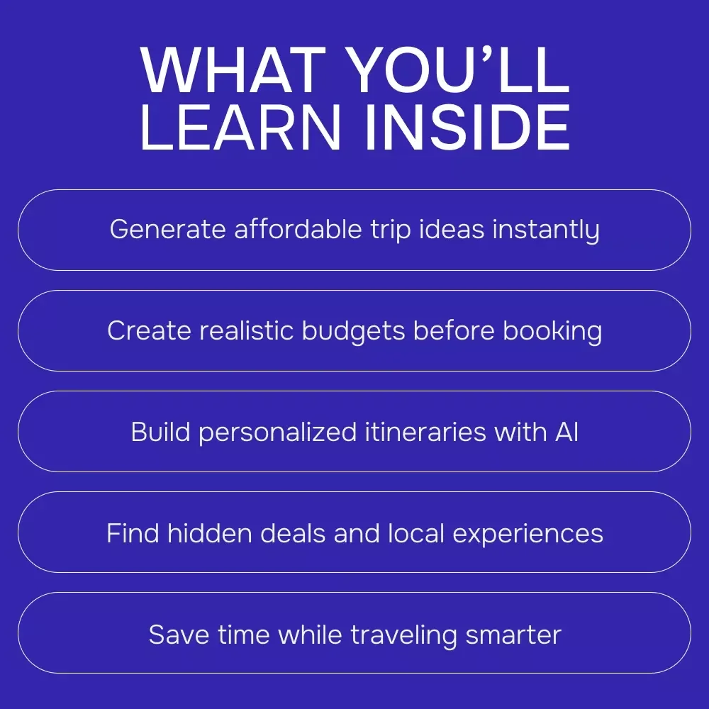 AI on a Shoestring: Smart Ideas for Low-Budget Vacations | Budget Travel eBook Using AI for Affordable Trips & Smart Planning