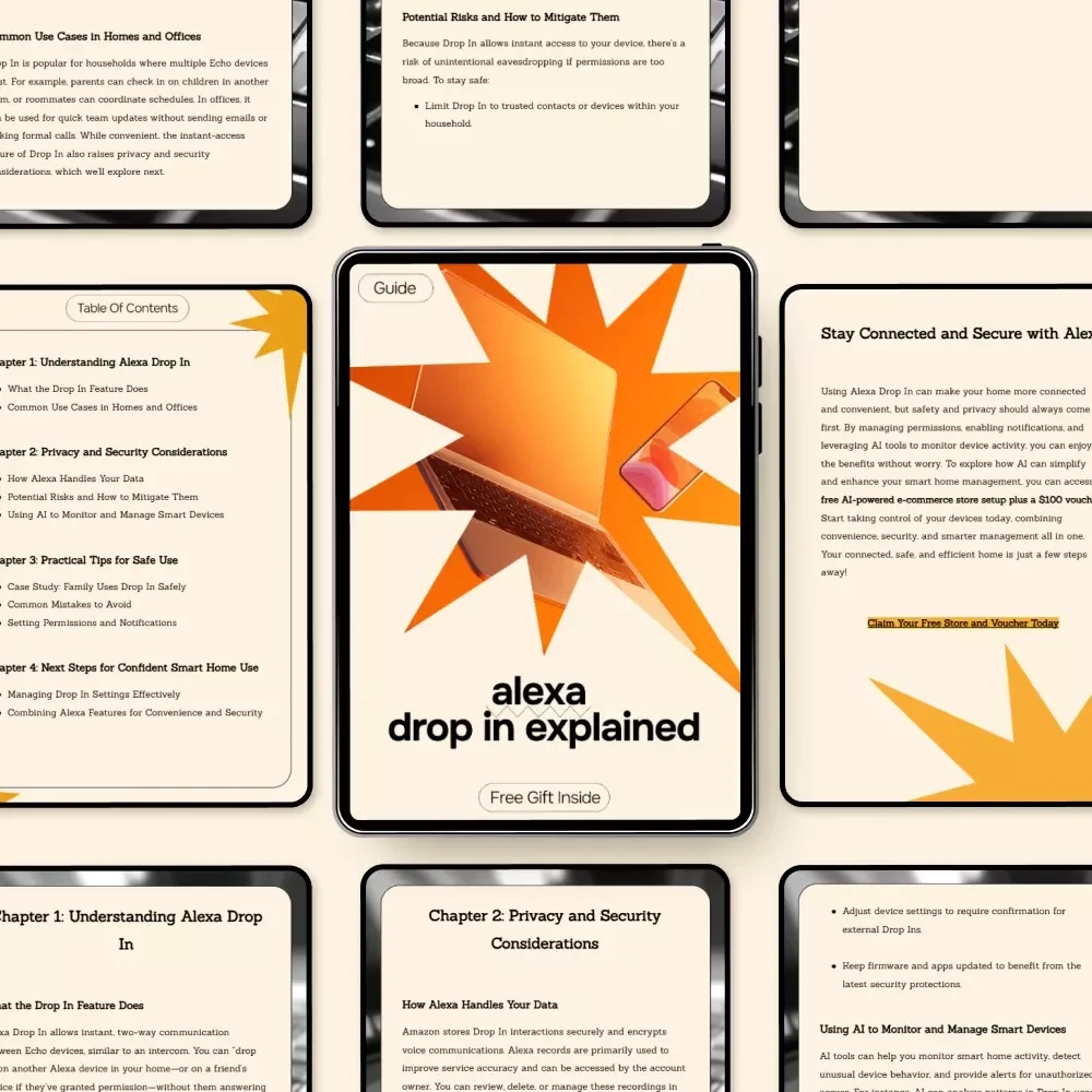 Alexa Drop In Explained – Complete Guide to the Alexa Drop In Feature, Is It Safe? Smart Home Privacy & Security Guide