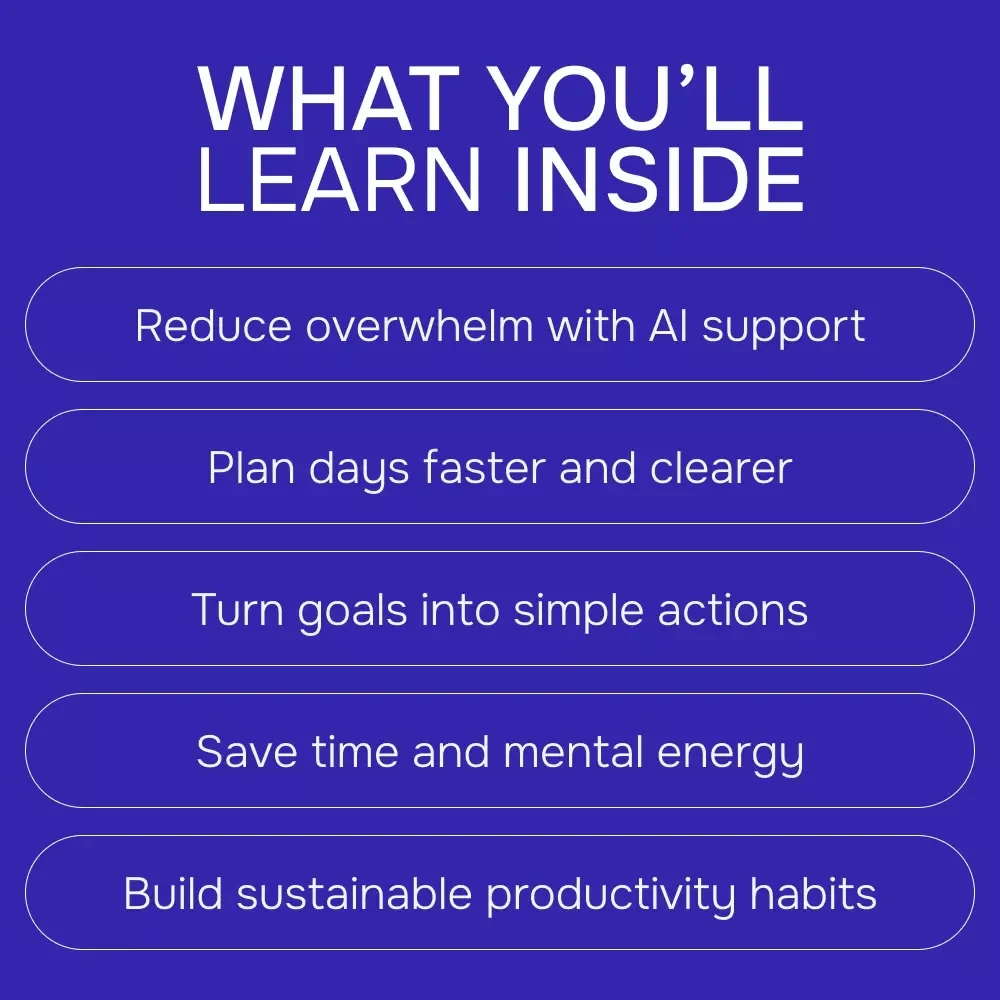 AI for Everyday Productivity: A Practical Guide to Smarter Workflows, Focused Planning & ai for personal productivity hacks
