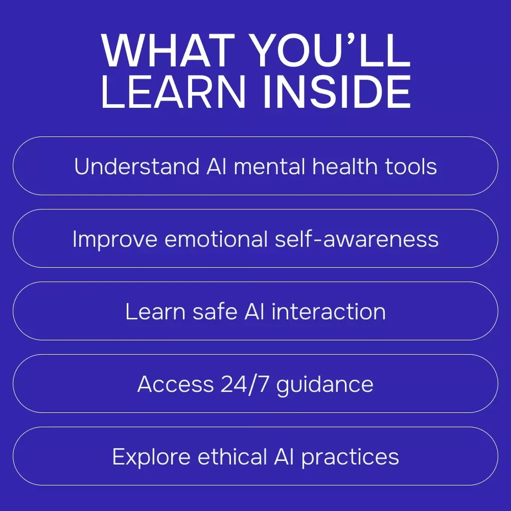 A Friendly Guide to AI Mental Health Chatbots – Digital Download eBook, Practical Checklist & Expert Guide to AI Therapy, NLP, Accessibility, Ethical AI, Personalized Support, Crisis Intervention