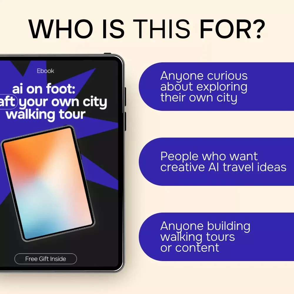AI on Foot: Craft Your Own City Walking Tour – Smart Travel Ebook Using ai for generating a walking tour of your own city