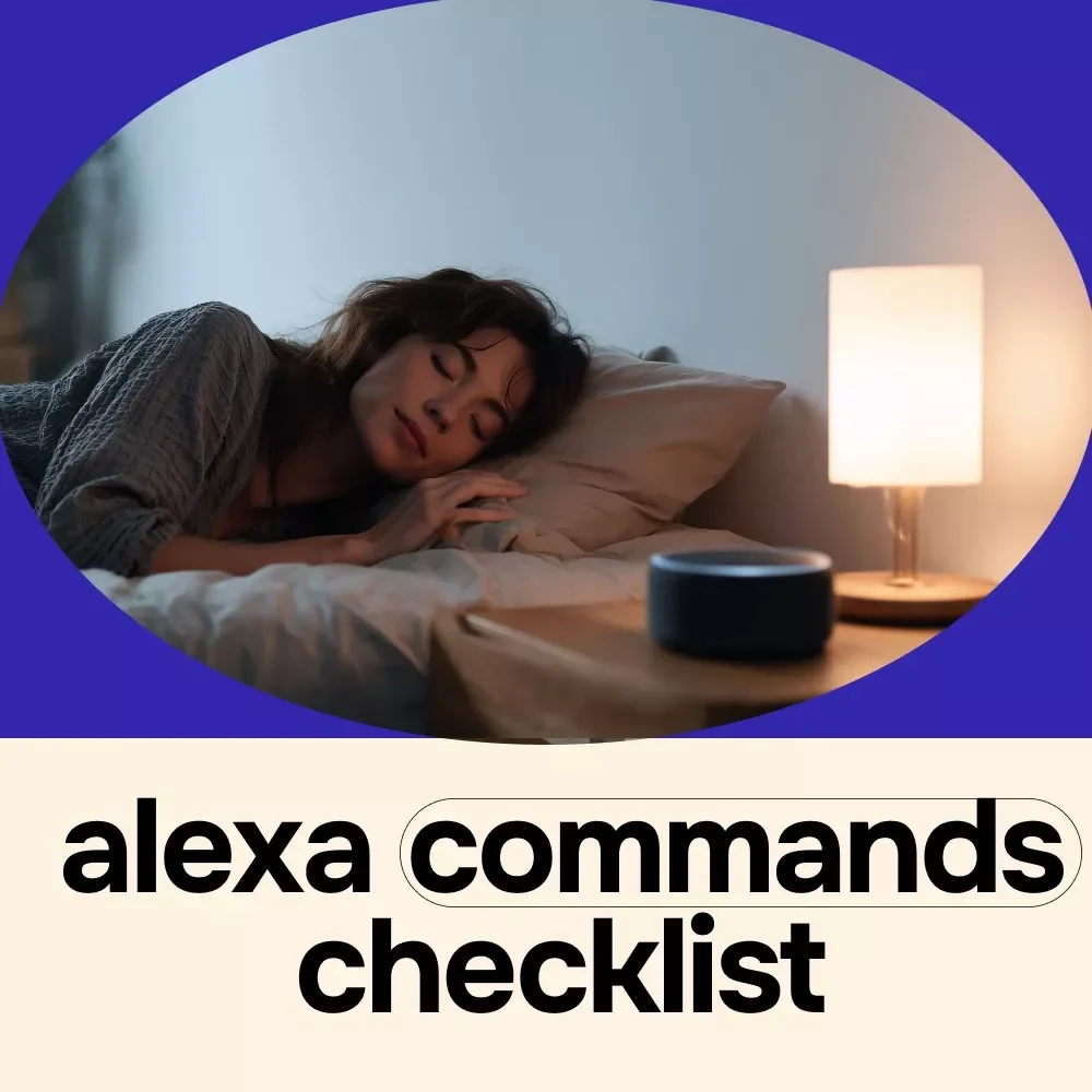 Alexa Commands Checklist - Best Alexa Commands for Everyday Use | Digital Download
