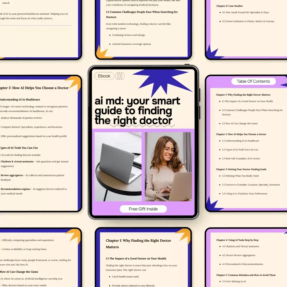 AI MD: Your Smart Guide to Finding the Right Doctor – Digital Download eBook, Checklist & Guide to Choosing the Best Physician with AI Tools