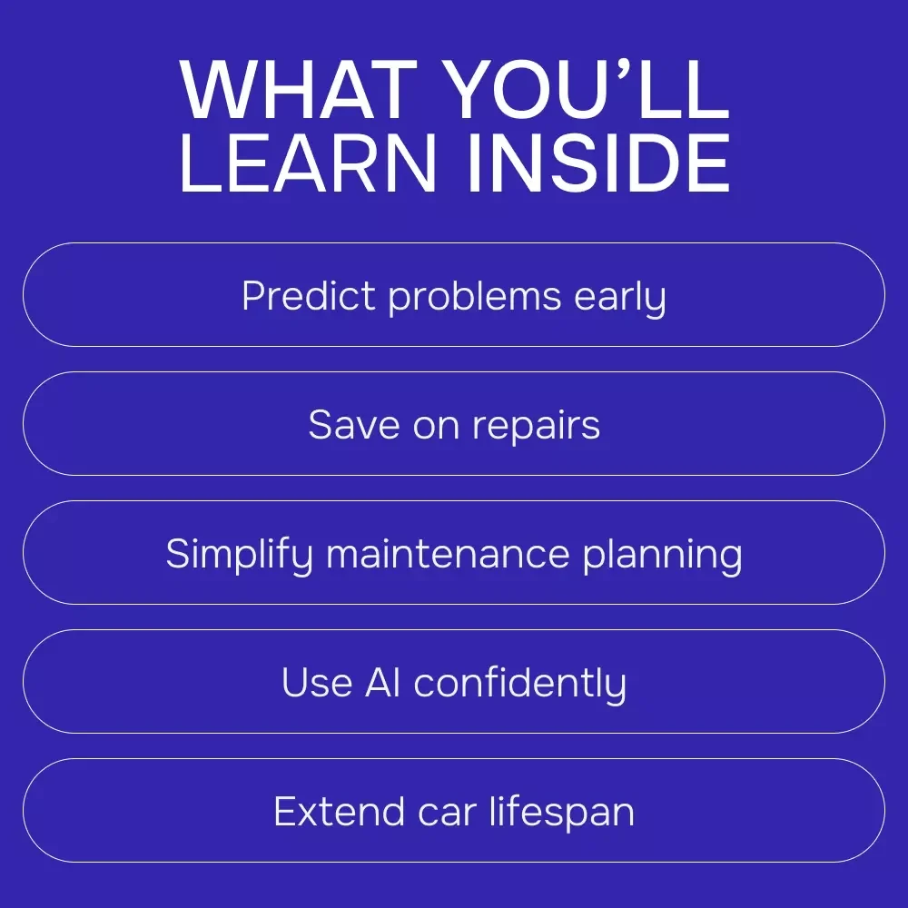 Using AI to Master Your Car Maintenance Schedule | Smart Vehicle Care eBook | ai for car maintenance schedules Guide for Modern Drivers