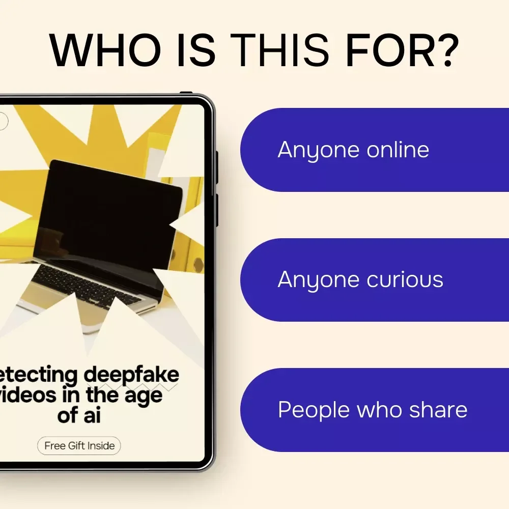 Detecting Deepfake Videos in the Age of AI | Practical eBook Guide on deepfake videos how to detect, Media Literacy & AI Awareness