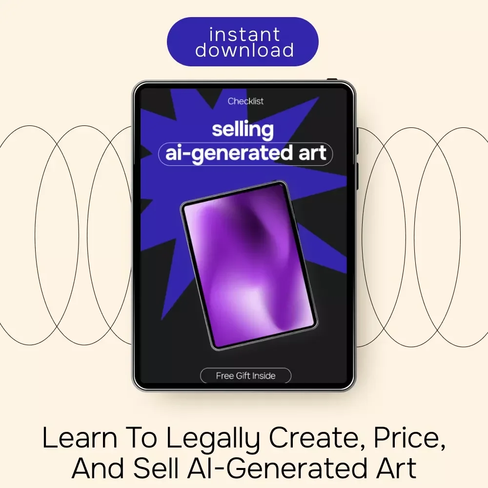 Selling AI-Generated Art – Legal Checklist for AI Artists | AI Art Selling Guide | ai generated art selling it legally