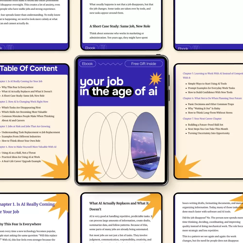 Your Job in the Age of AI – A Practical eBook Guide for Anyone Asking “will ai take my job what to do now”