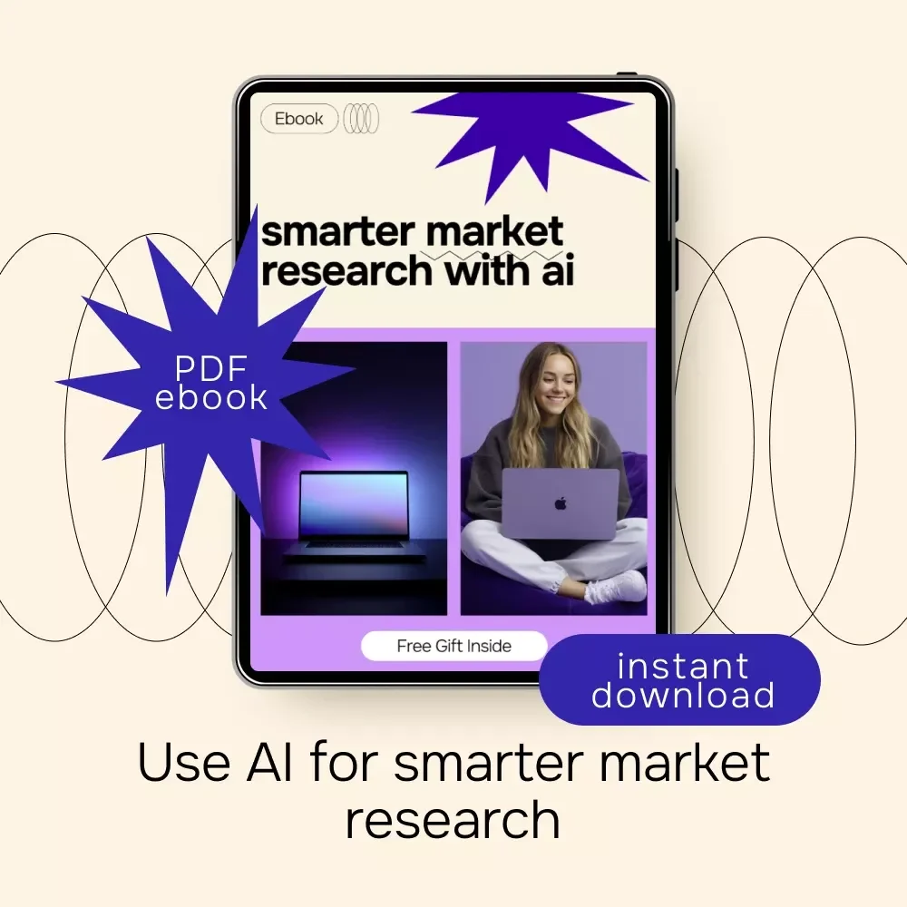 Smarter Market Research with AI – Practical eBook for Using AI for Market Research Competitors, Trends, and Strategy