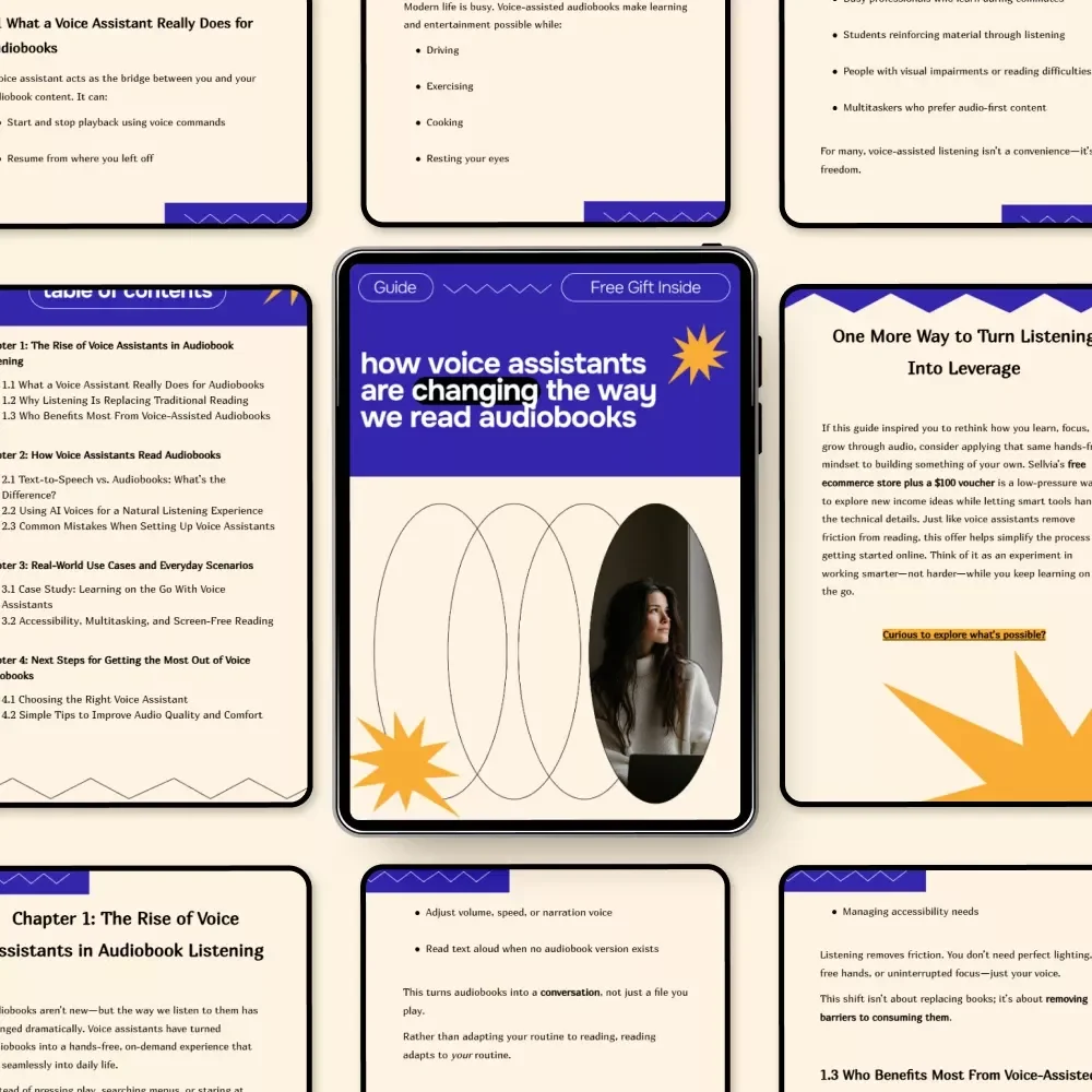 How Voice Assistants Are Changing the Way We Read Audiobooks | Practical Guide to Using a Voice Assistant for Reading Audiobooks, AI Voices & Hands-Free Learning
