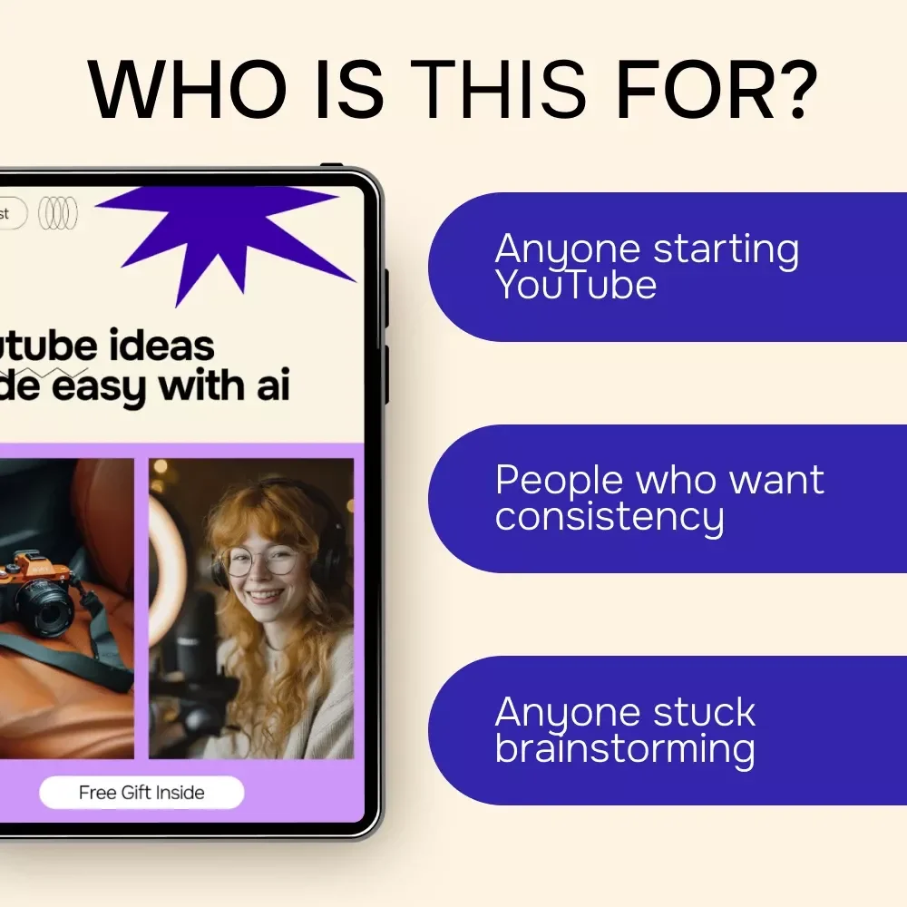 YouTube Ideas Made Easy with AI – Creator Checklist for ai for generating youtube video ideas, Content Planning & Trend Research