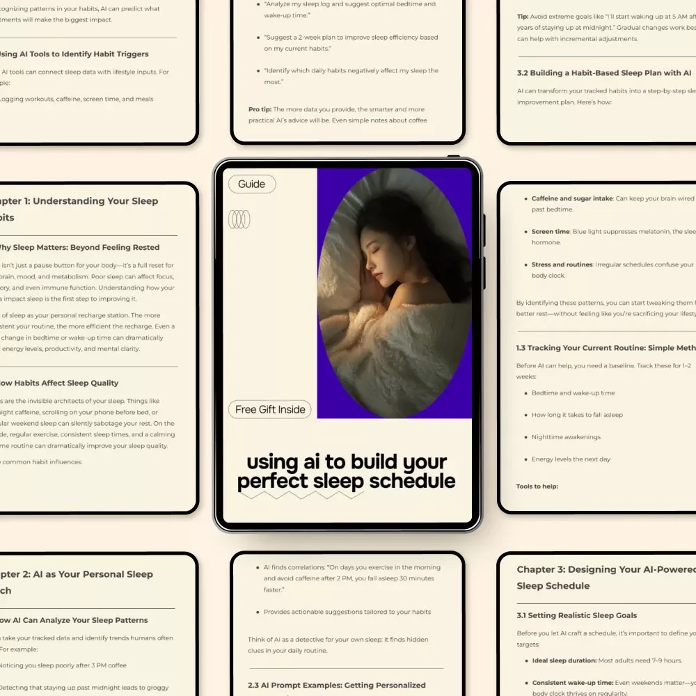 Using AI to Build Your Perfect Sleep Schedule – Smart Guide to ai for creating a sleep schedule based on habits | Digital Sleep Planner & Habit-Based AI Sleep Coaching