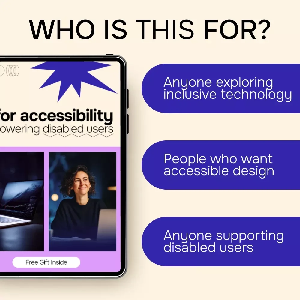 AI for Accessibility: Empowering Disabled Users – Practical Guide to Inclusive AI Tools, Assistive Technology & Ethical Design for a More Accessible Digital World