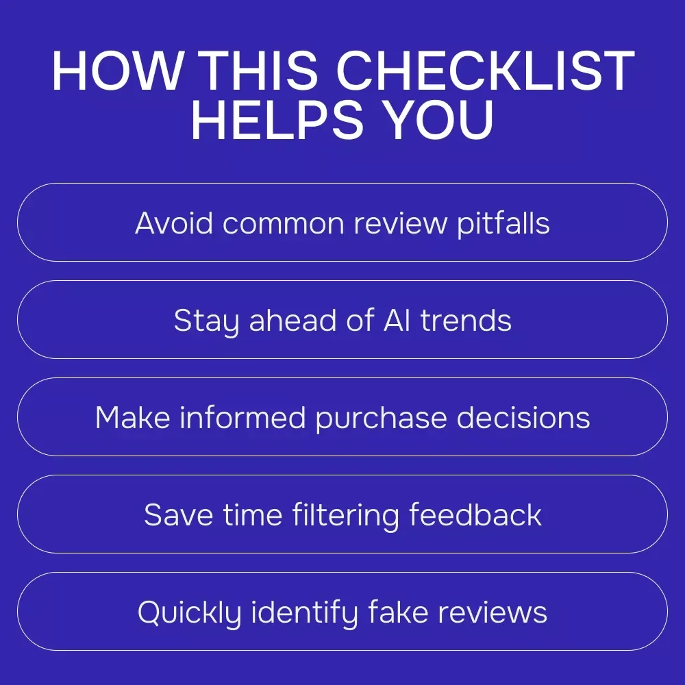 Spotting AI Fake Reviews: The Ultimate Checklist to Identify AI-Generated Reviews and Protect Your Purchases