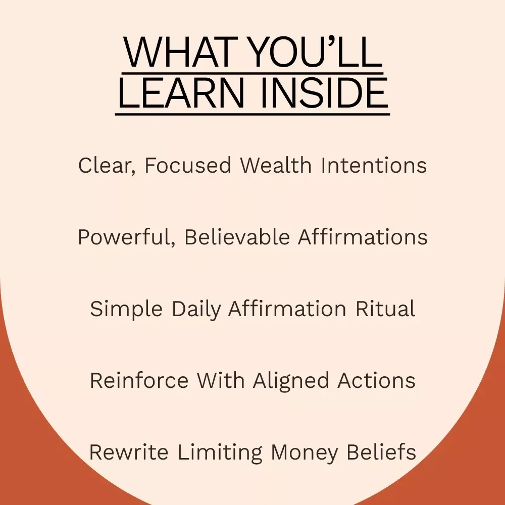 Money Affirmations That Actually Stick - Wealth Mindset Checklist for Prosperity