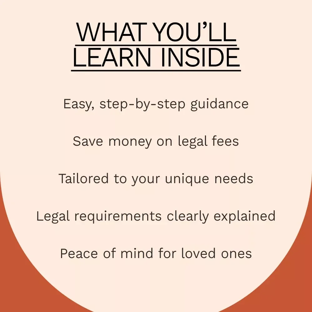 A Simple Will You Can Create With Confidence - Free Simple Will Template eBook