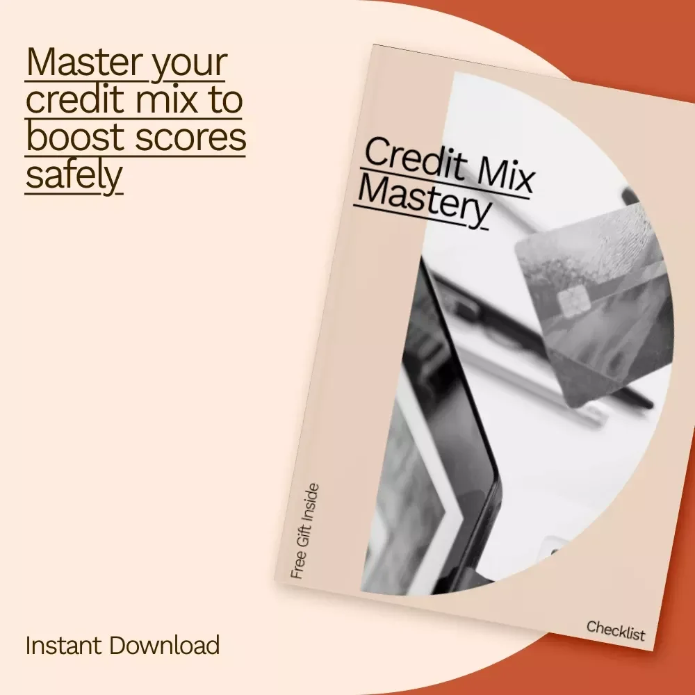 Credit Mix Mastery | Easy Credit Mix Checklist to Learn Credit Mix How to Improve It & Build a Stronger Credit Profile