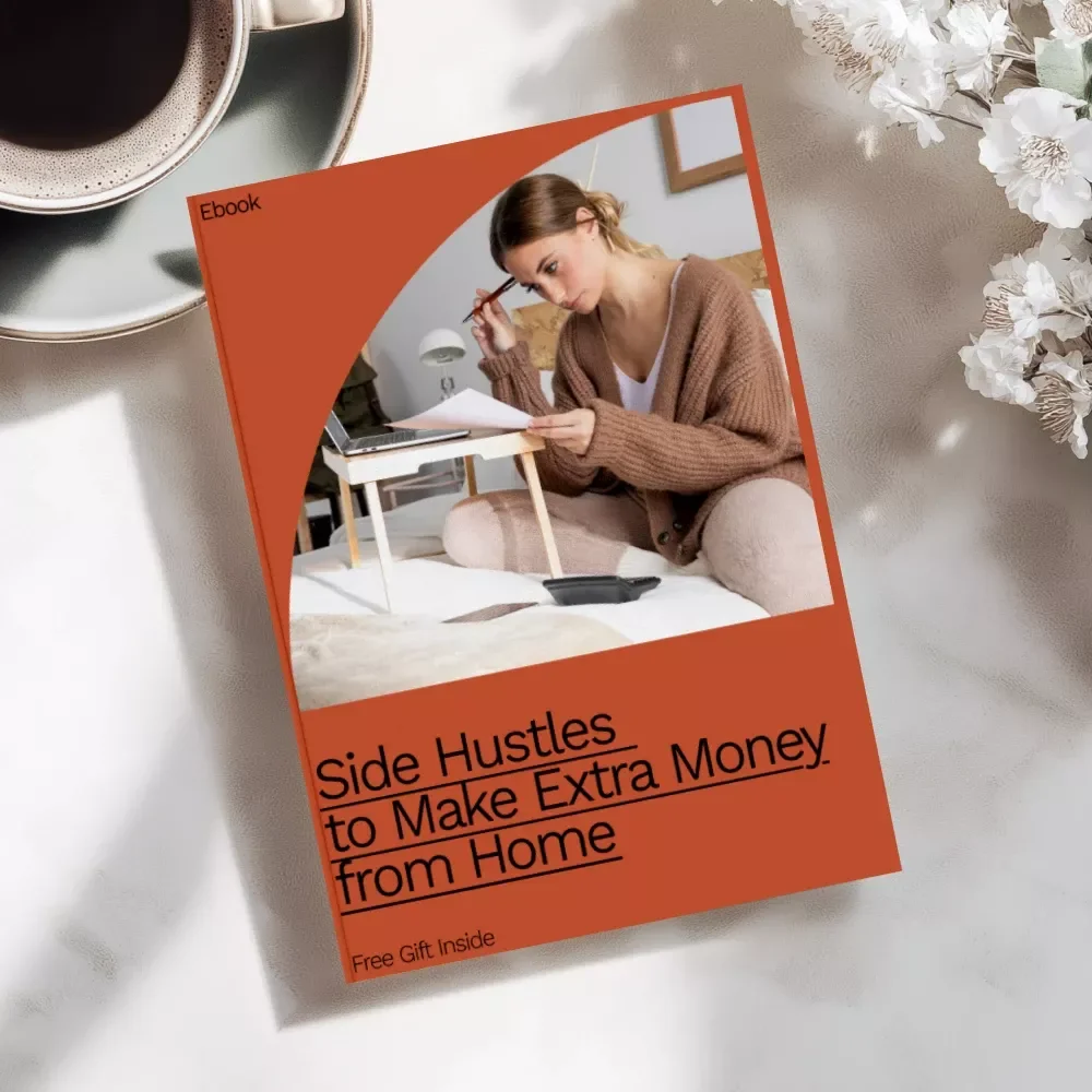 Side Hustles to Make Extra Money from Home | Printable eBook Guide for Beginners | Work-from-Home Income Ideas | Digital Download