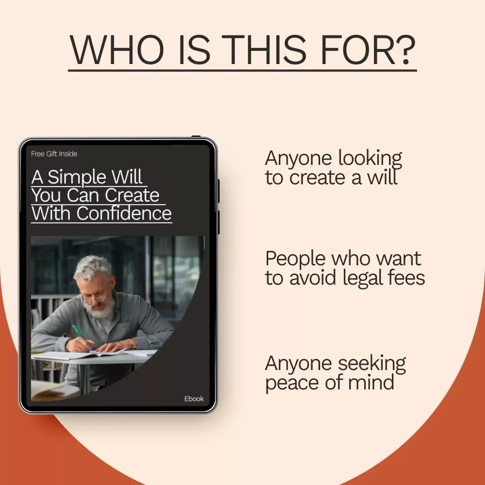 A Simple Will You Can Create With Confidence - Free Simple Will Template eBook