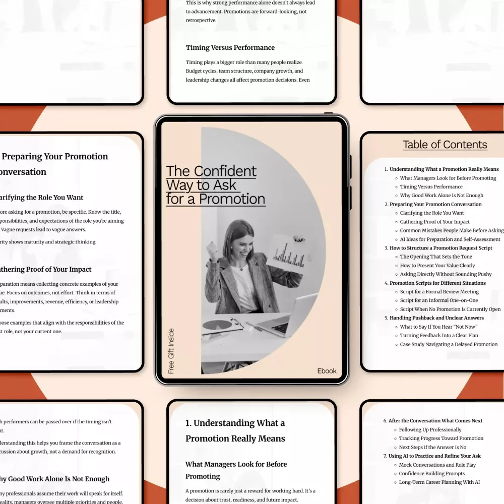 The Confident Way to Ask for a Promotion: Step-by-Step Guide, Scripts, & AI Tools to Navigate Your Career Growth