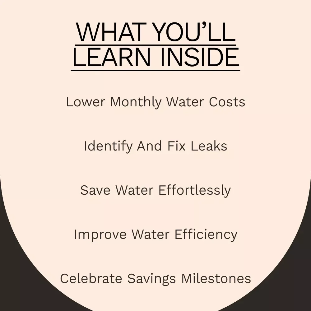 Water Bill Reduction Checklist - A Simple Guide to Reduce Your Water Bill and Save Money