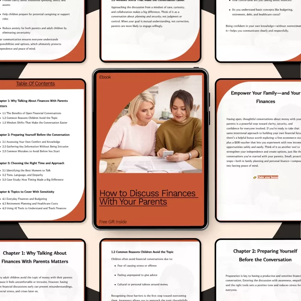 How to Discuss Finances With Your Parents - The Essential eBook Guide on Talking to Your Parents About Their Finances