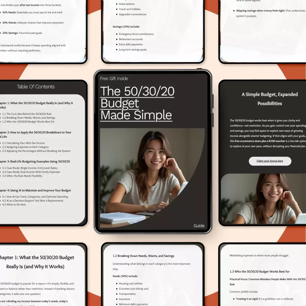 The 50/30/20 Budget Made Simple: A Step-by-Step Guide for Managing Your Money