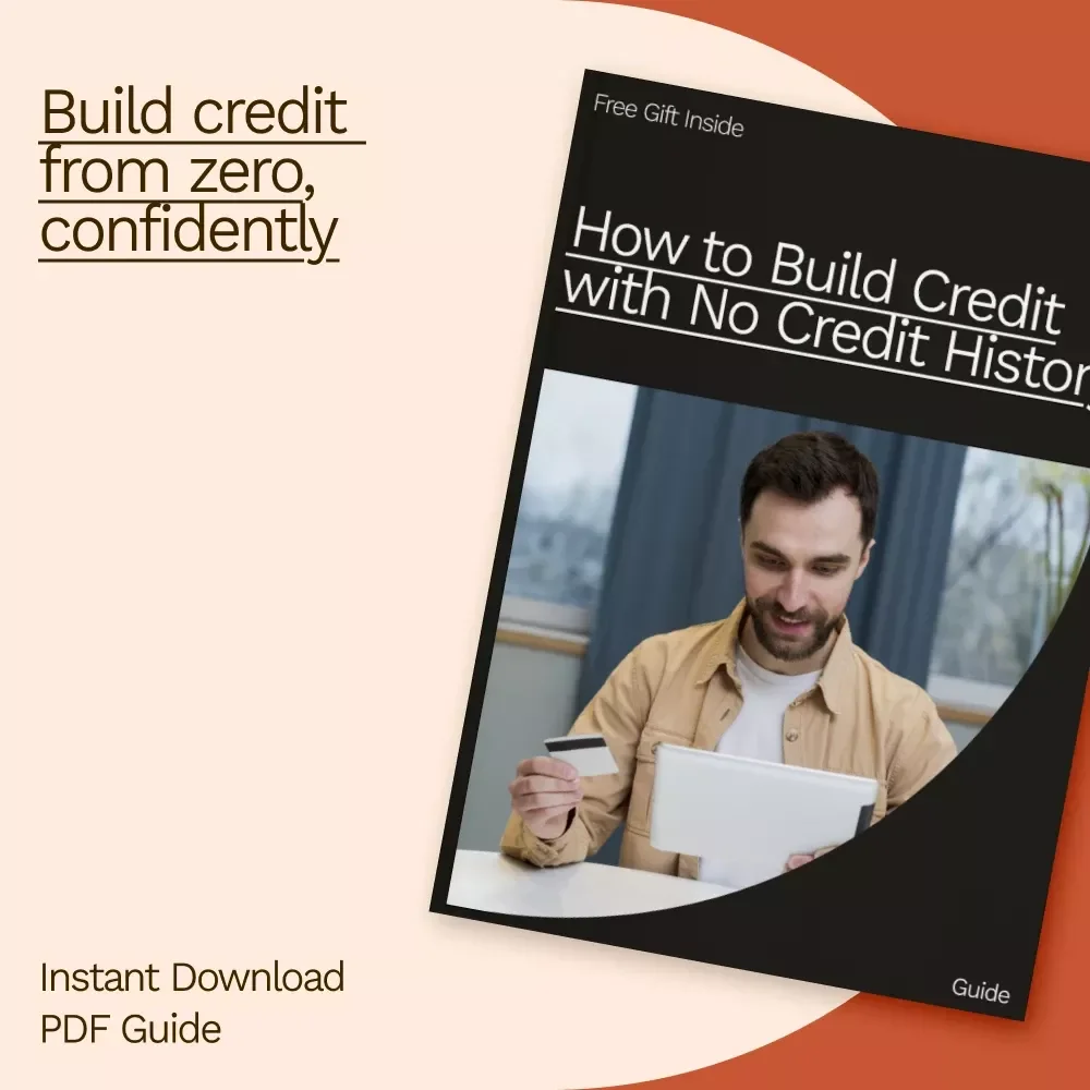 How to Build Credit with No Credit History | Beginner Credit Guide, Step-by-Step Credit Building Digital Download
