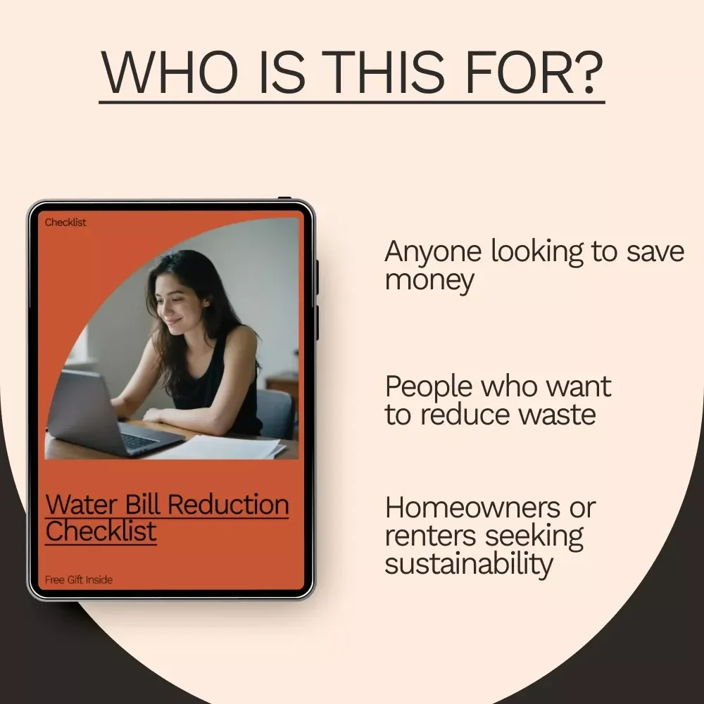 Water Bill Reduction Checklist - A Simple Guide to Reduce Your Water Bill and Save Money