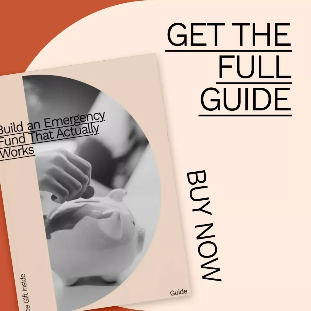 Build an Emergency Fund That Actually Works – Printable Guide for Beginners | Step-by-Step Savings Workbook | How to Build an Emergency Fund | Digital Download