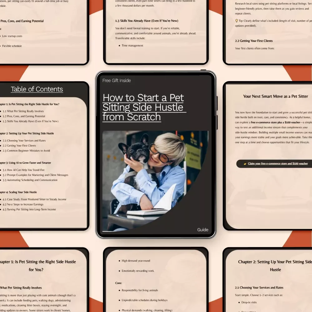How to Start a Pet Sitting Side Hustle from Scratch: Your Complete Guide to Launching a Pet Sitting Business