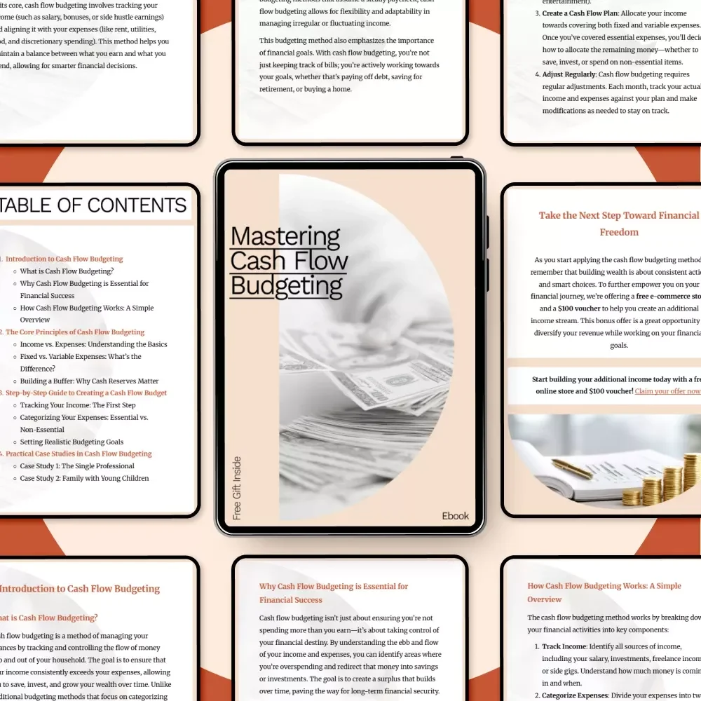 Mastering Cash Flow Budgeting: A Step-by-Step Guide to Building a Sustainable Financial Future