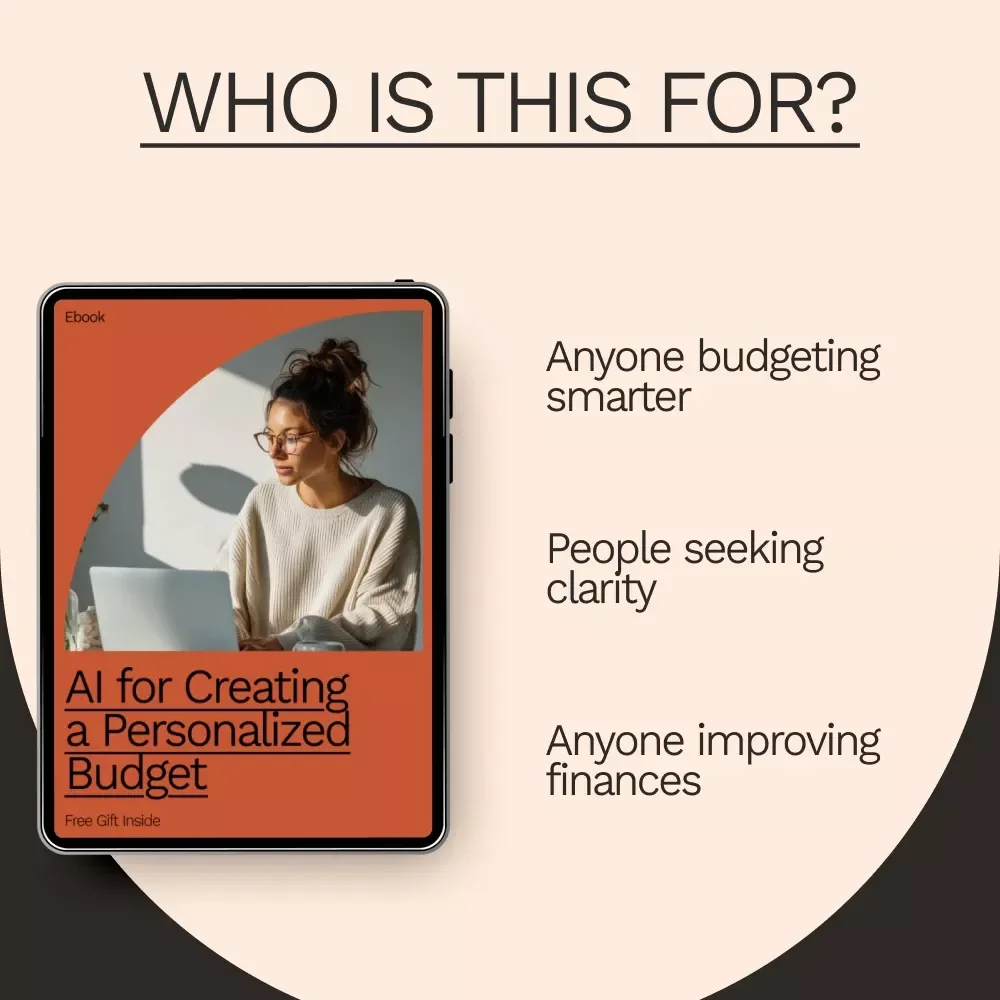 Fast-Track Your Finances: AI for Creating a Personalized Budget eBook | Digital Download for Easy Money Management