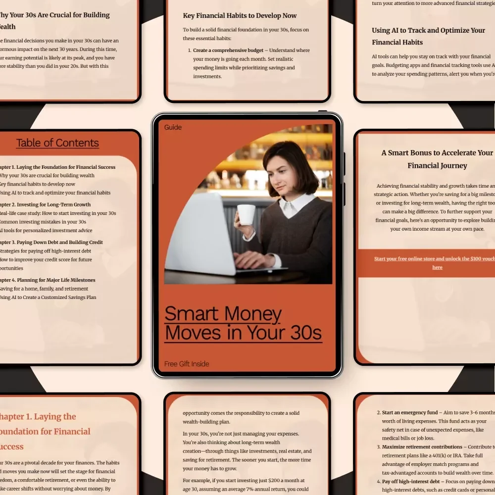 Smart Money Moves in Your 30s: Your Essential Guide to Building Wealth, Paying Off Debt, and Securing Your Future