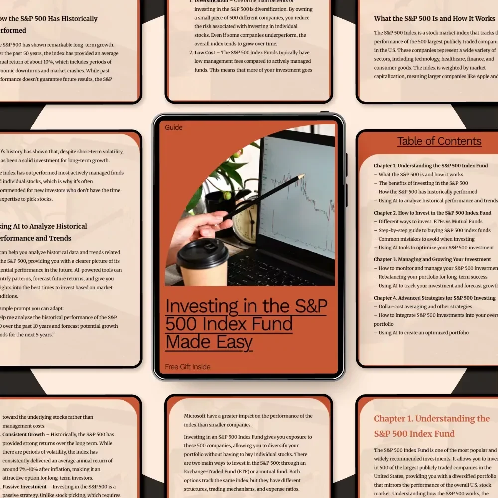 Investing in the S&P 500 Index Fund Made Easy: Your Ultimate Guide for Beginners