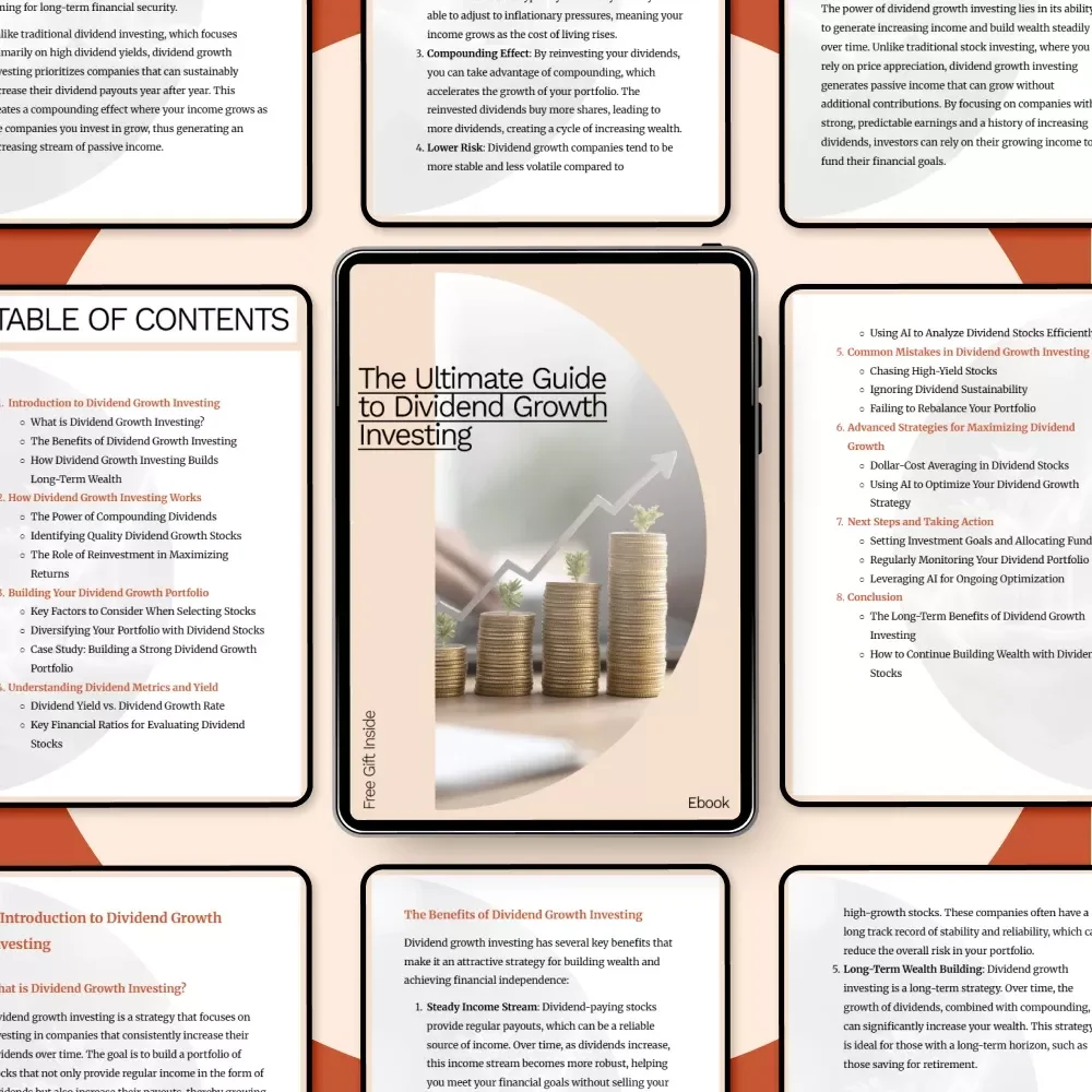 The Ultimate Guide to Dividend Growth Investing: Master the Strategy for Building Long-Term Wealth
