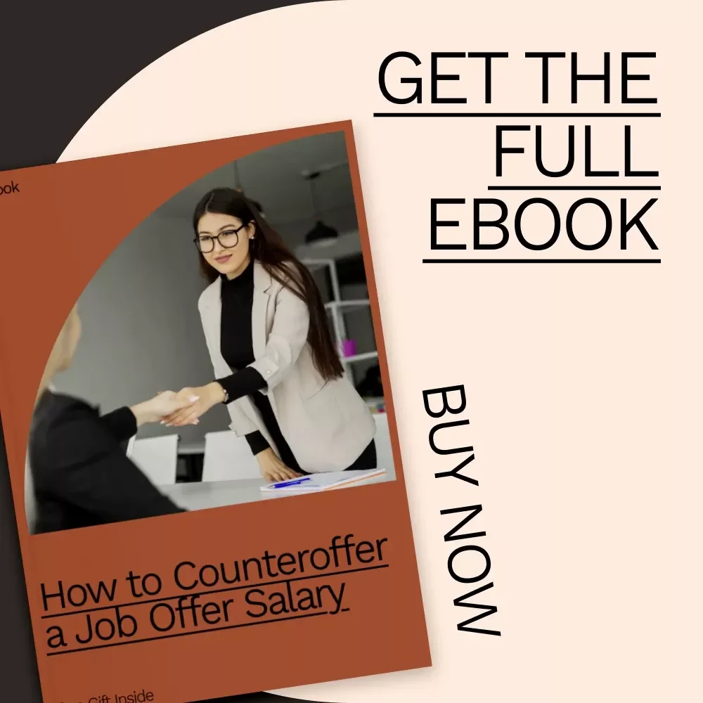 How to Counteroffer a Job Offer Salary – Smart Salary Negotiation eBook Guide for Professionals, Career Growth, and Confident Pay Raises