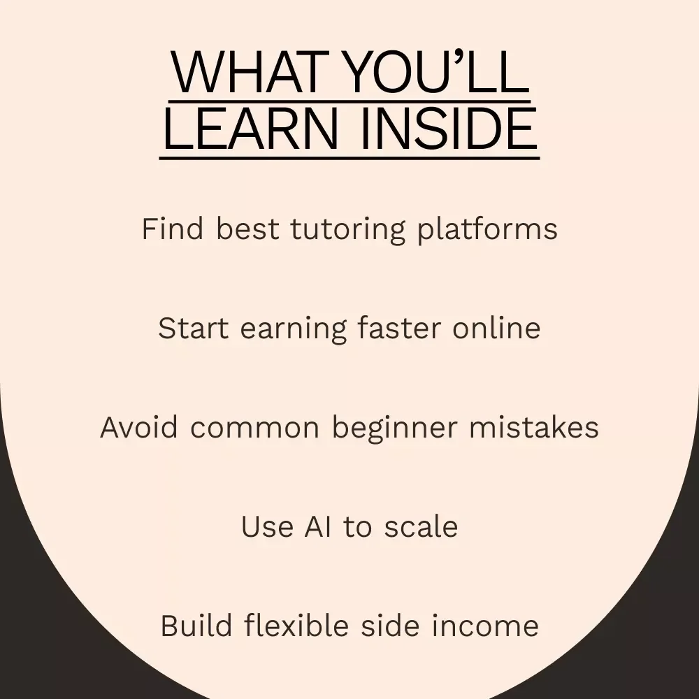 Online Tutoring Side Hustle Platforms – Step-by-Step Guide to Profitable Online Tutoring, Flexible Income, Teaching from Home