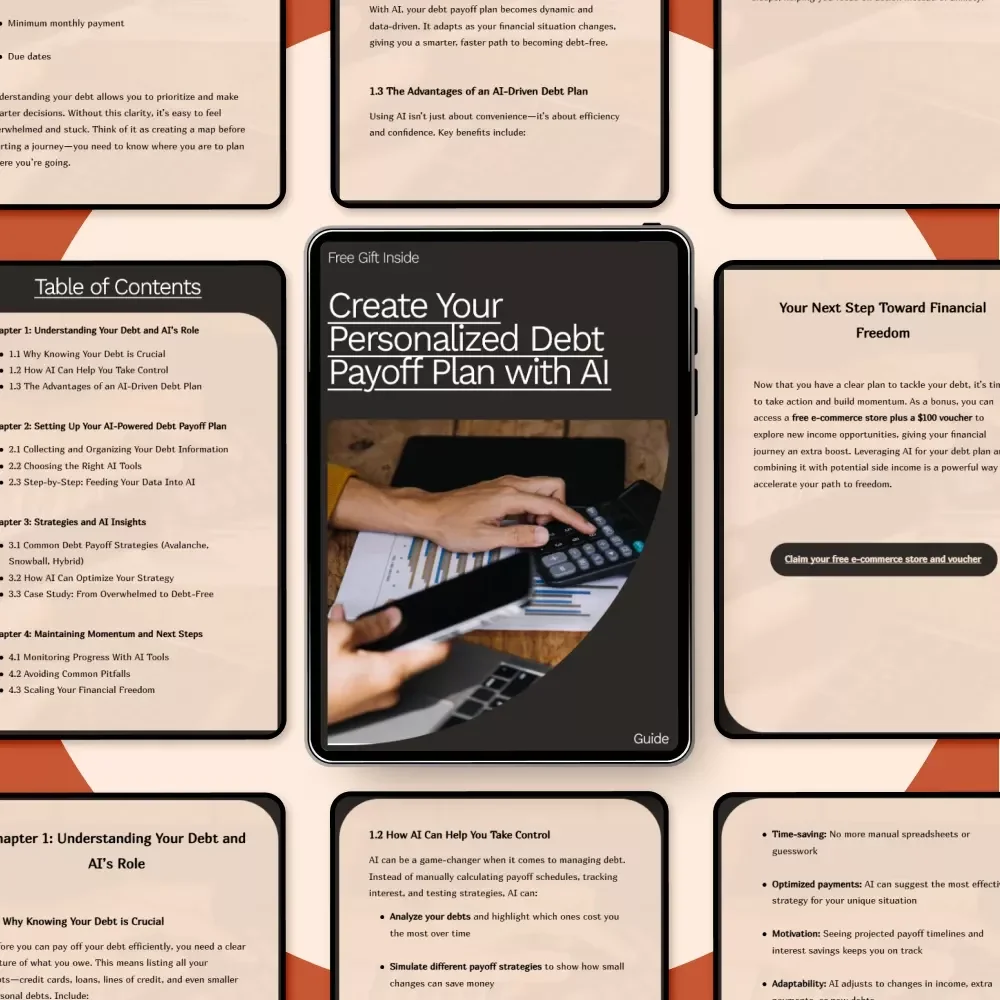 Create Your Personalized Debt Payoff Plan with AI - Guide to Take Control of Your Financial Freedom