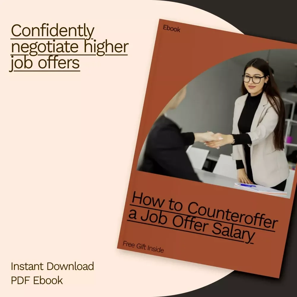 How to Counteroffer a Job Offer Salary – Smart Salary Negotiation eBook Guide for Professionals, Career Growth, and Confident Pay Raises