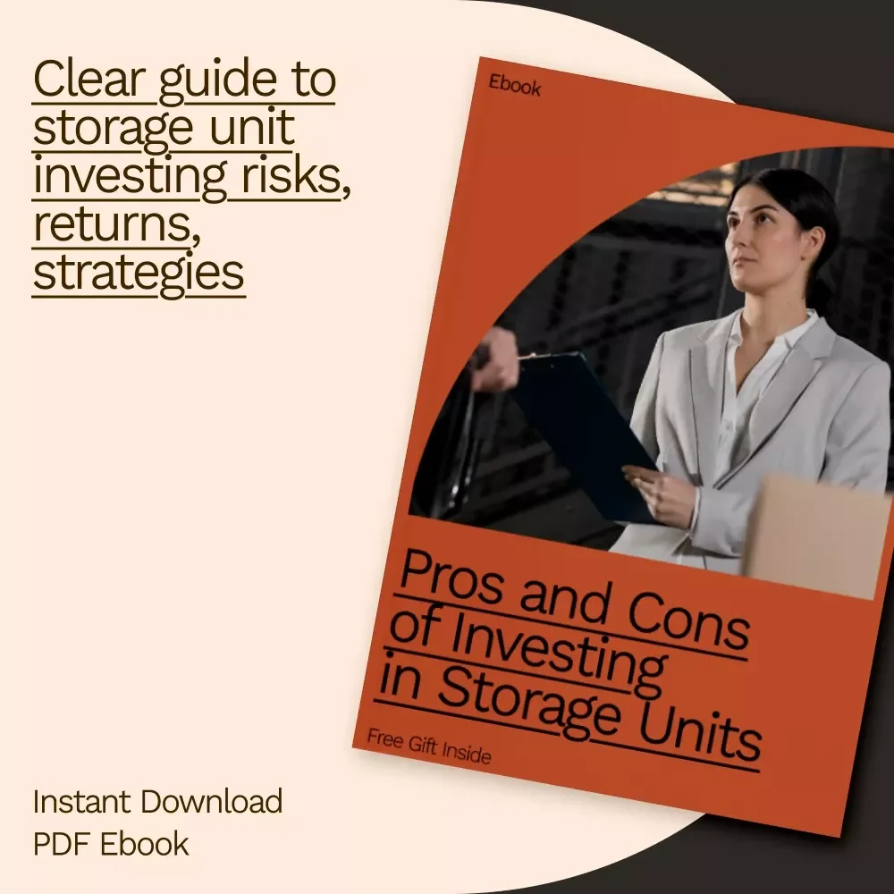 Pros and Cons of Investing in Storage Units | Smart Investor eBook Guide on investing in storage units pros and cons, Returns, Risks & AI Insights
