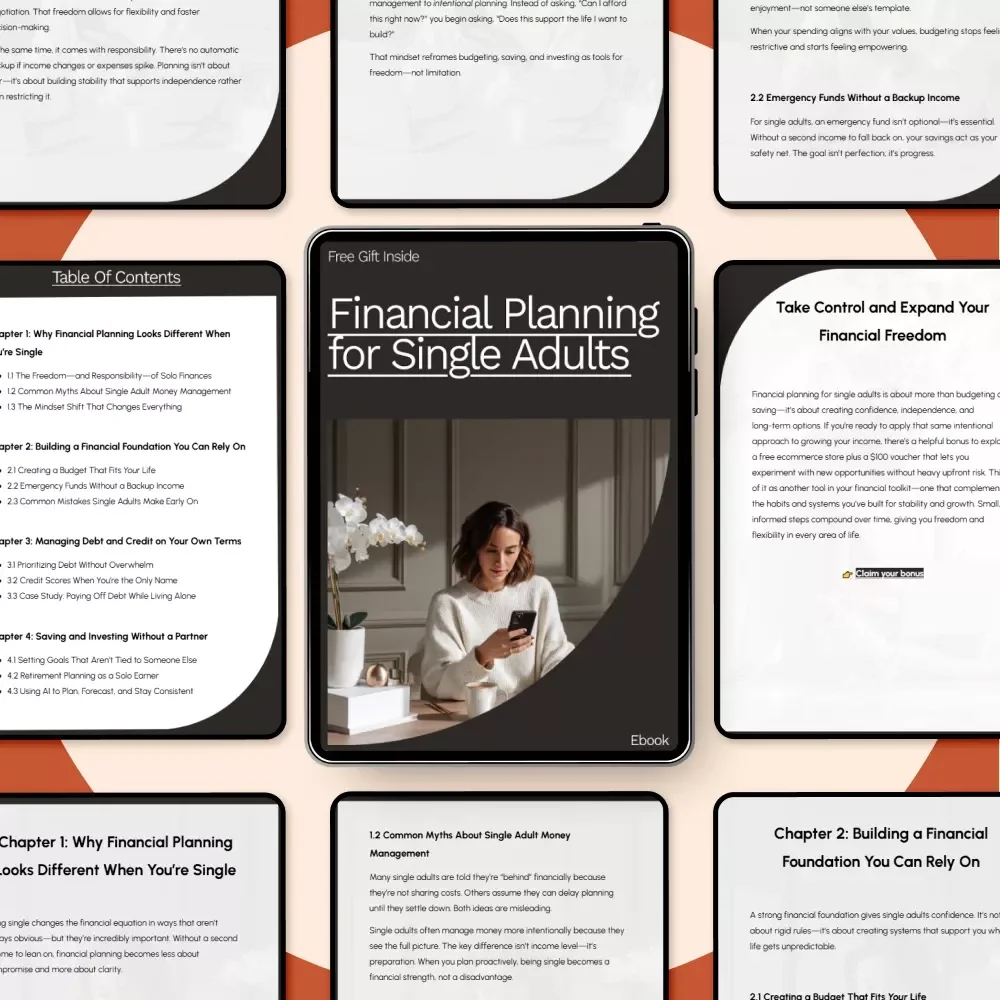 Financial Planning for Single Adults: A Complete Guide to Managing Your Money Solo