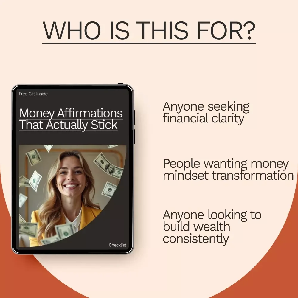 Money Affirmations That Actually Stick - Wealth Mindset Checklist for Prosperity
