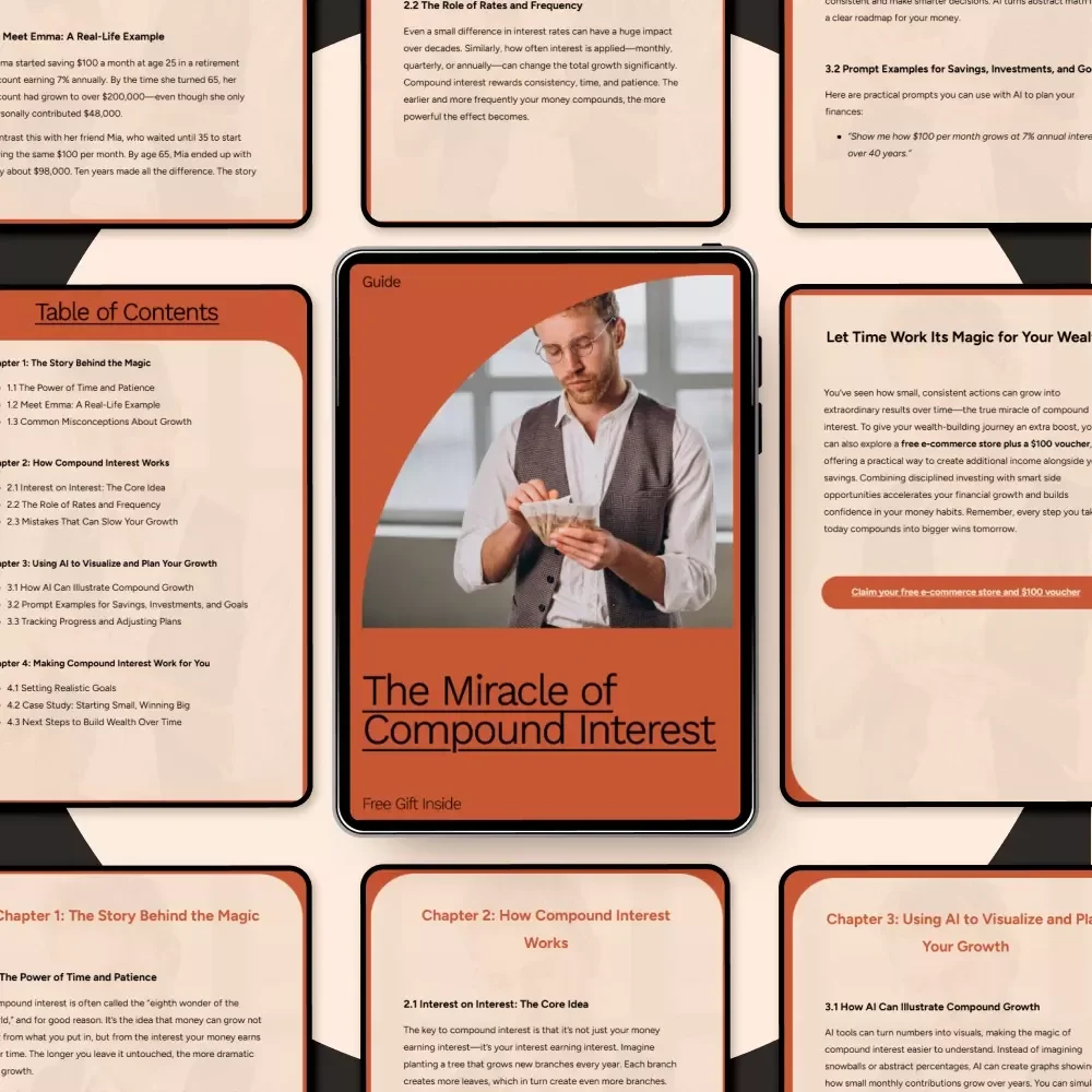 The Miracle of Compound Interest Guide - Unlock the Power of Time, Patience & Smart Growth