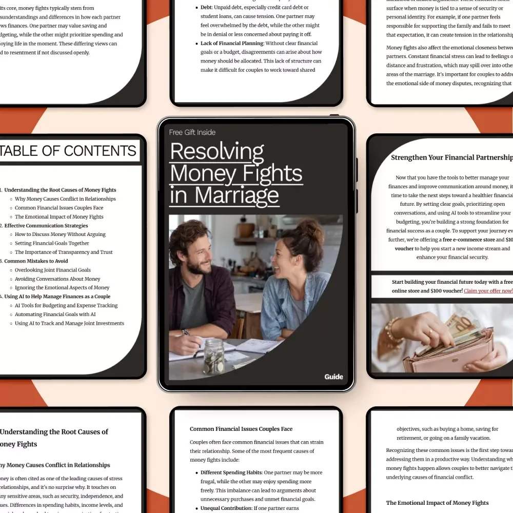Resolving Money Fights in Marriage: A Guide to Harmonizing Your Finances and Strengthening Your Relationship