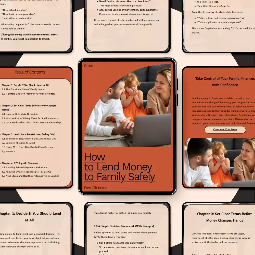 How to Lend Money to Family Safely – A Practical Guide for Clear Boundaries, Fair Terms, and Stress-Free Family Loans