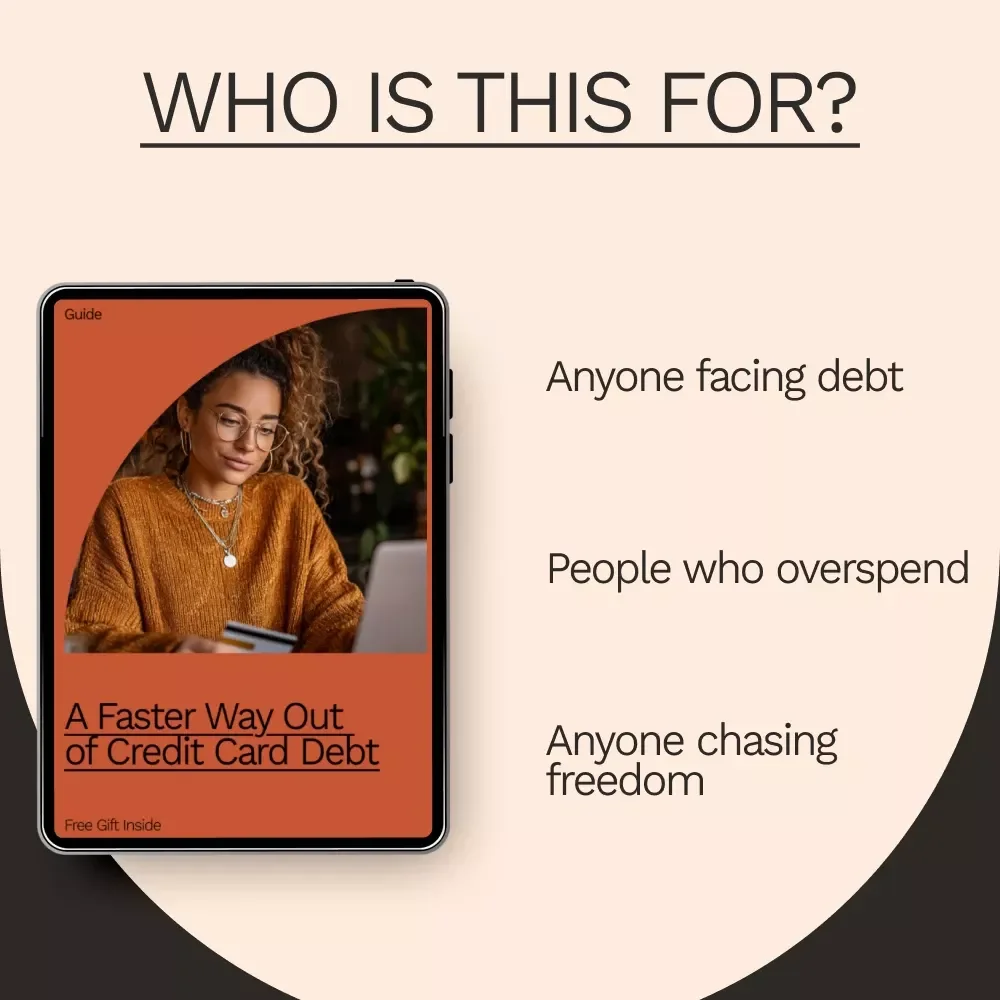 A Faster Way Out of Credit Card Debt | How to Pay Off Credit Card Debt Fast Guide | Debt-Free Plan | Printable PDF Financial Guide for Fast Credit Card Payoff