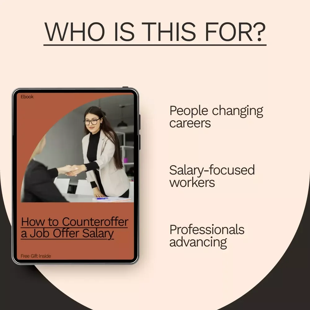 How to Counteroffer a Job Offer Salary – Smart Salary Negotiation eBook Guide for Professionals, Career Growth, and Confident Pay Raises